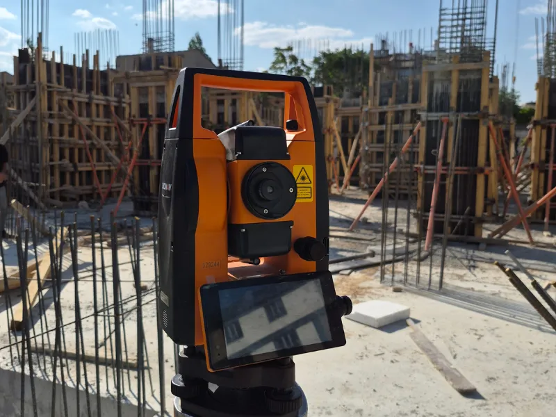 Lazer Total Station İle Kolon Aplikasyonları